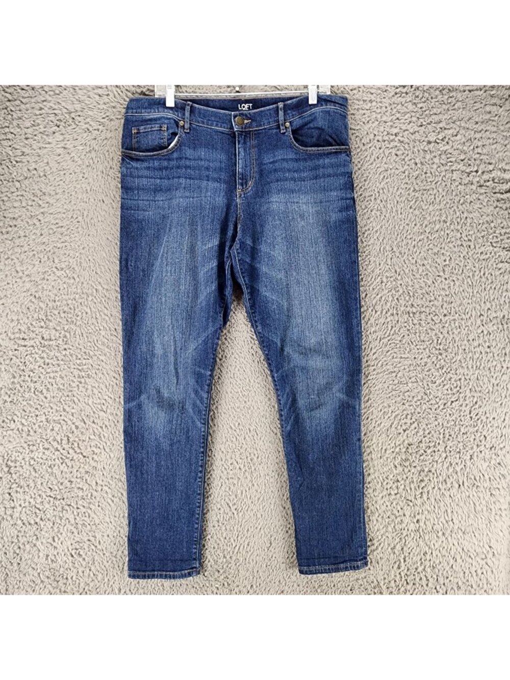Loft Jeans Womens 8 Blue Stretch Denim Girlfriend *Read*